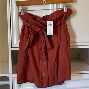 Hollister Paperbag Waist Skirt